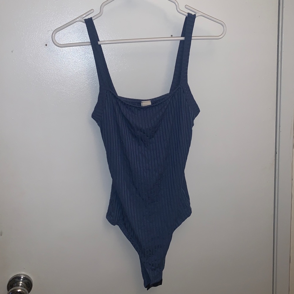 Blue bodysuit
